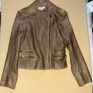 Michael Kors Leather Jacket (Size 6)